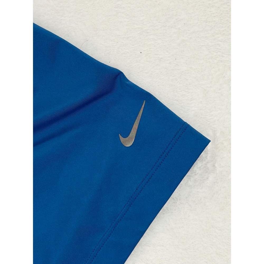 Nike Golf Tour Performance Dri-FIT Polo Shirt Blue Grey Striped Mens Large - Picture 3 of 10
